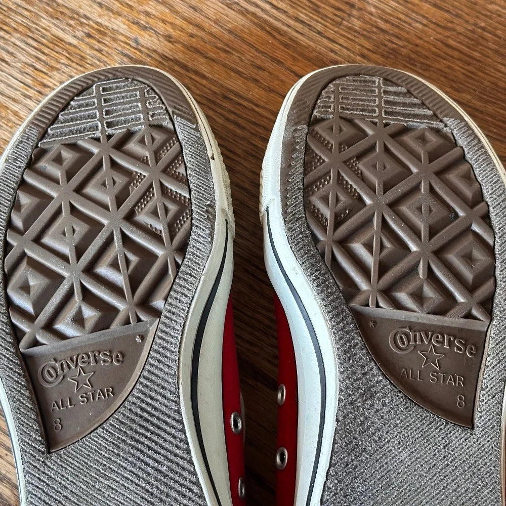 One-of-a-Kind Hand-Stitched Embroidered Converse Sneakers Women’s 10, Men’s 8 - Picture 11 of 15